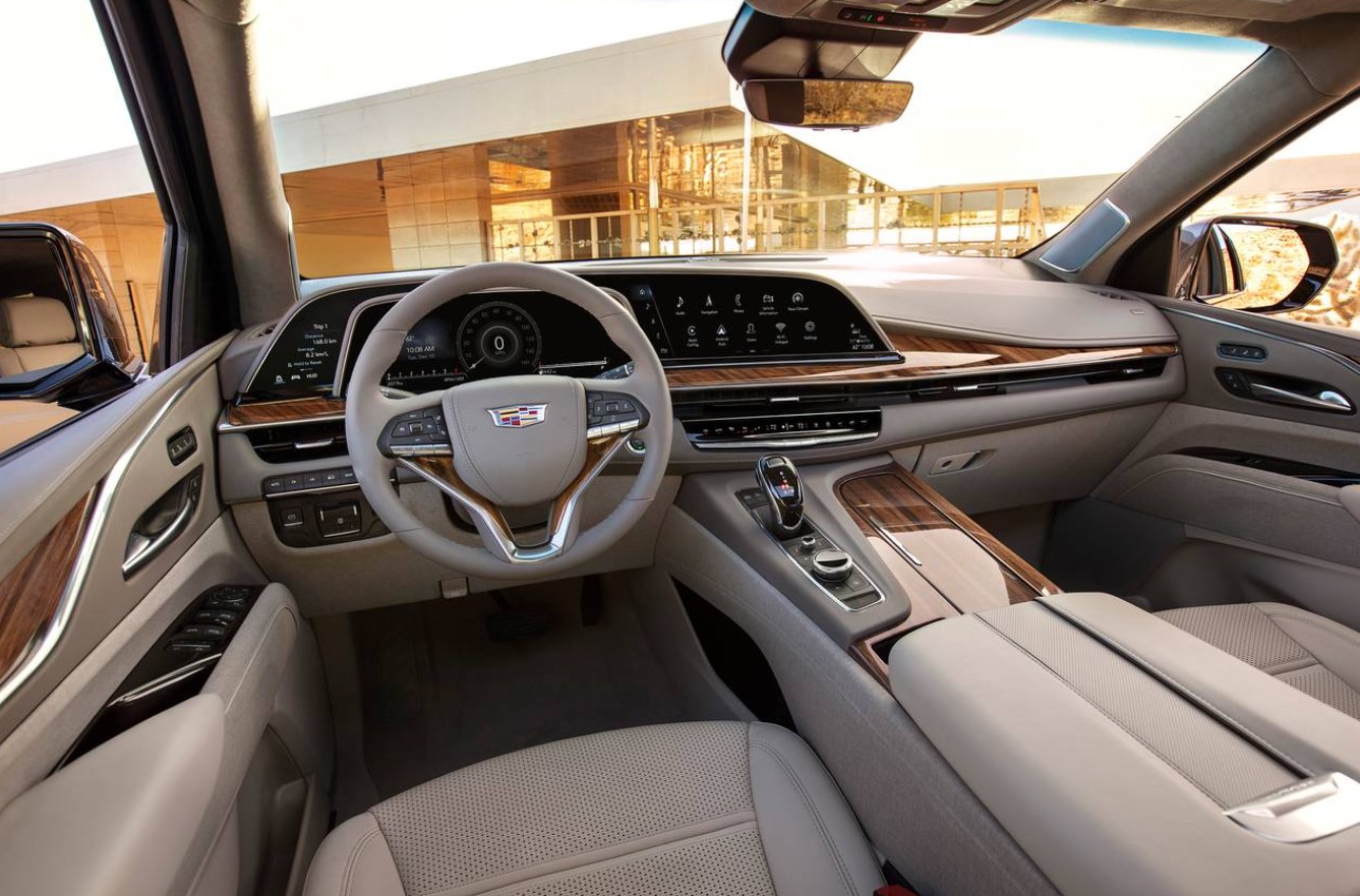 2023 Cadillac Escalade Towing Capacity Interior