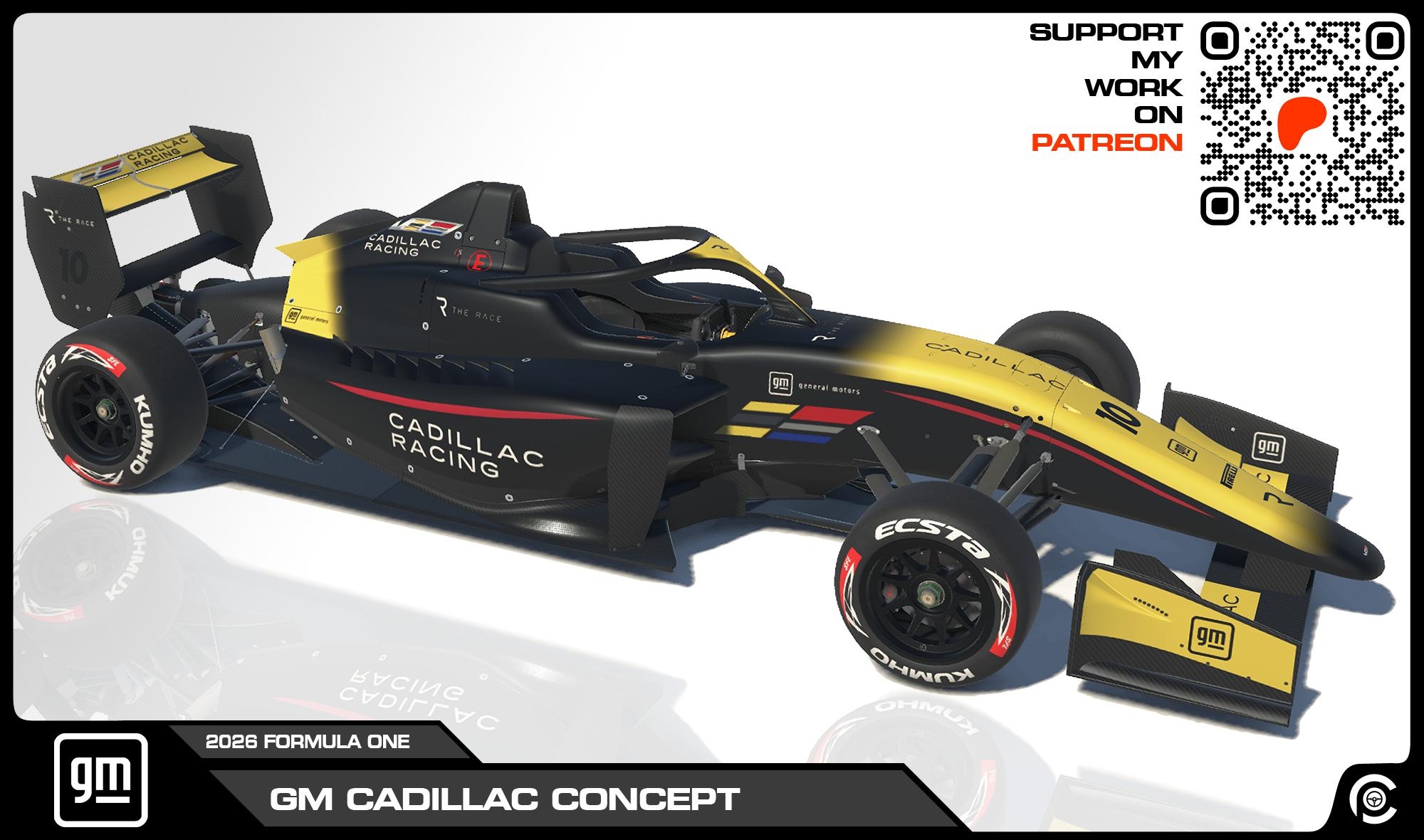2026 Cadillac F1 Concept Yellow The Race By Paul R Chaloner Trading  2026 Cadillac F1 Concept Yellow The Race By Paul R Chaloner Trading