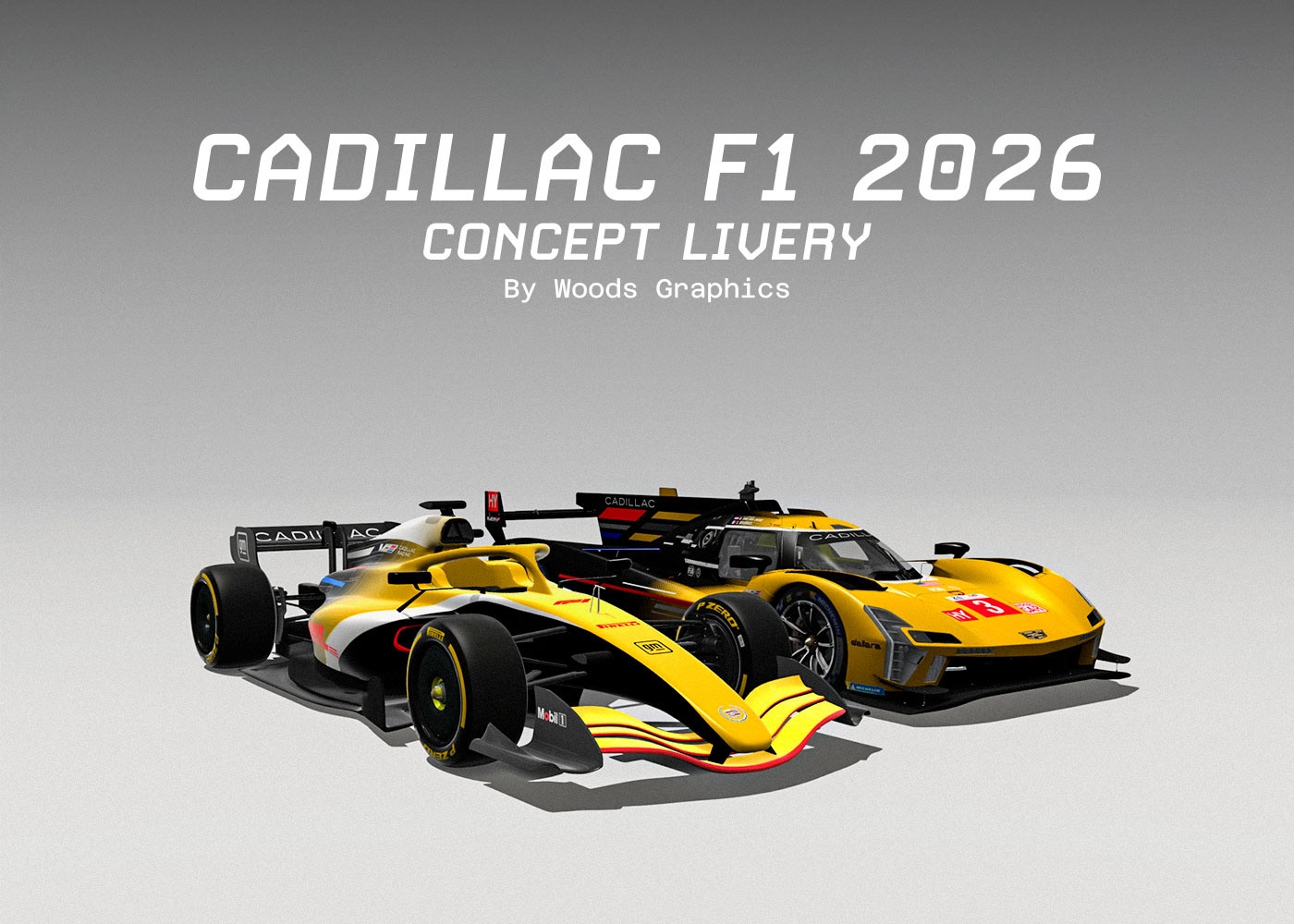 Cadillac 2026 F1 Concept Livery Behance Cadillac 2026 F1 Concept Livery Behance