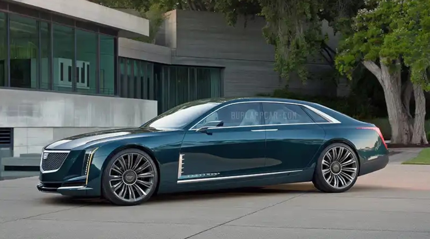 Rendering 2026 Cadillac Fleetwood Comes Back To Life Do You Want V8  Rendering 2026 Cadillac Fleetwood Comes Back To Life Do You Want V8