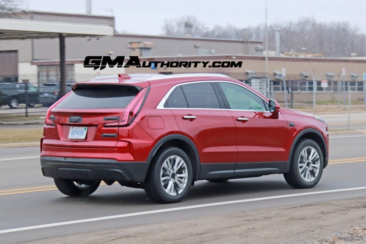 2024 Cadillac XT4 In Radiant Red Tintcoat Live Photos