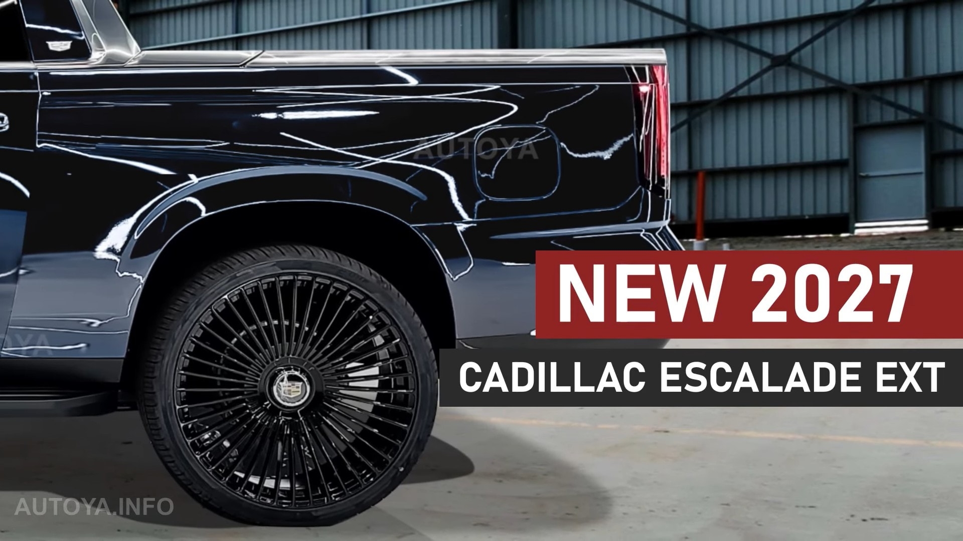 2027 Cadillac Escalade EXT Brings Back The Luxury Pickup Truck Body 